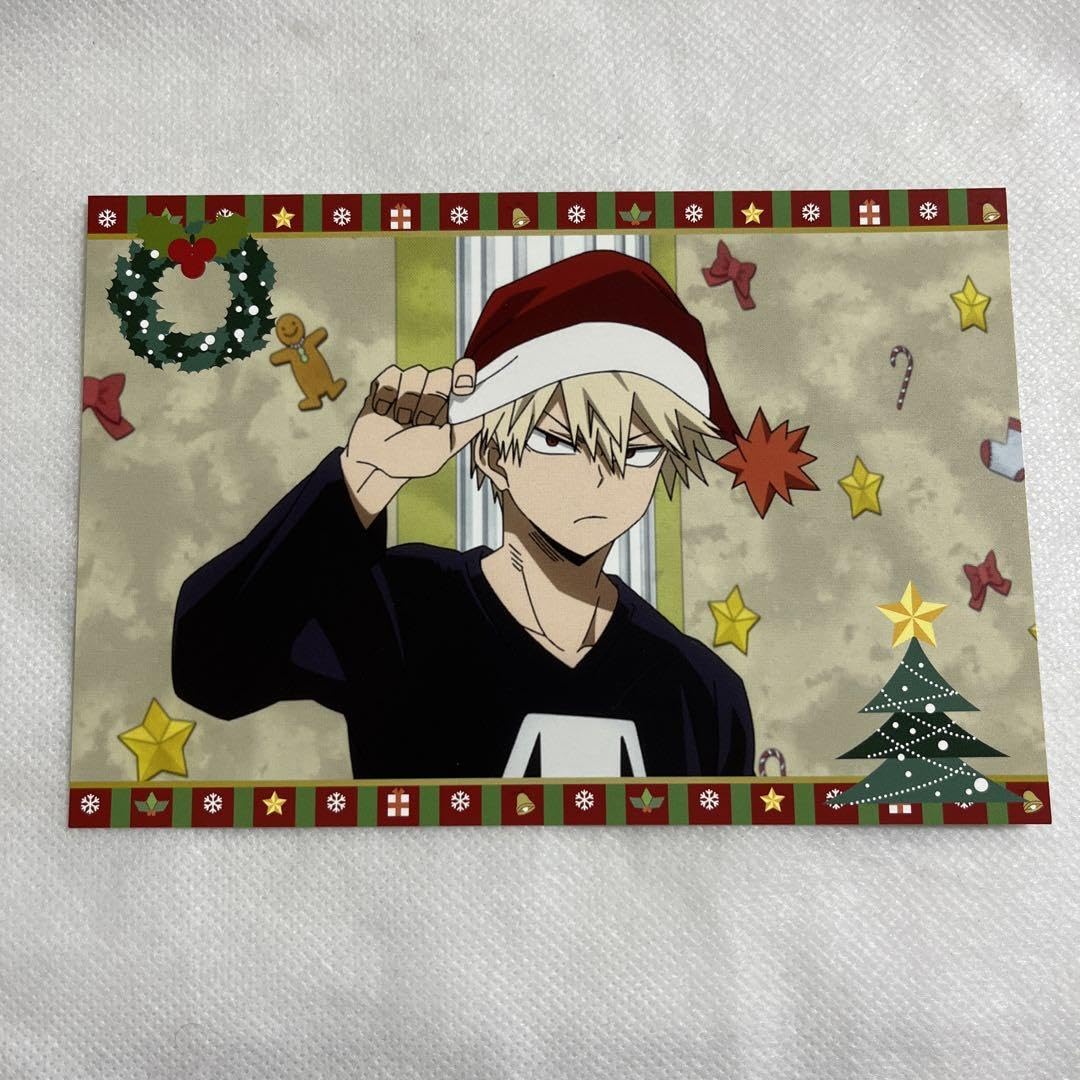 Amazon.co.jp: ヒロアカ 爆豪 ポストカード クリスマス アニメイト